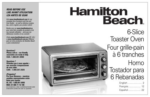 Buy >horno hamilton beach 31411 - OFF 76% Big sale