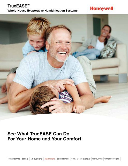 Trueease Humidifier Honeywell TrueEASE™ Fan-Powered Humidifier (HE300) - TrueEASE ...