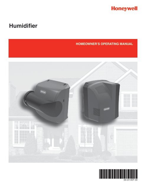 Honeywell TrueEASE™ Evaporative Humidifier (HE100) - Humidifier
