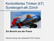 Kontrolliertes Trinken (kT) Suneboge/t-alk Zürich