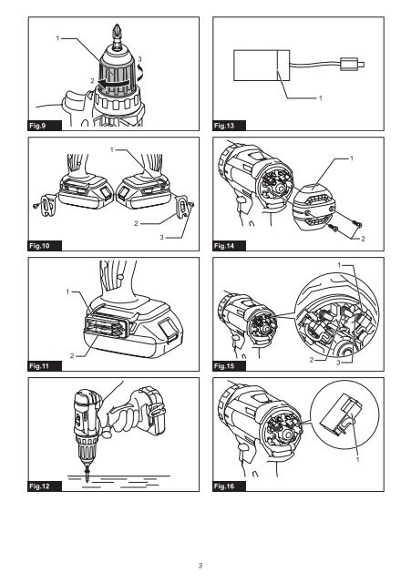 Makita Perceuse visseuse 18 V Li-Ion &Oslash; 13 mm (Machine seule) - DDF482Z - Notice