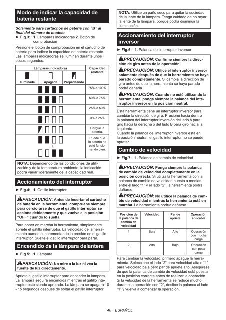 Makita Perceuse visseuse 18 V Li-Ion &Oslash; 13 mm (Machine seule) - DDF482Z - Notice