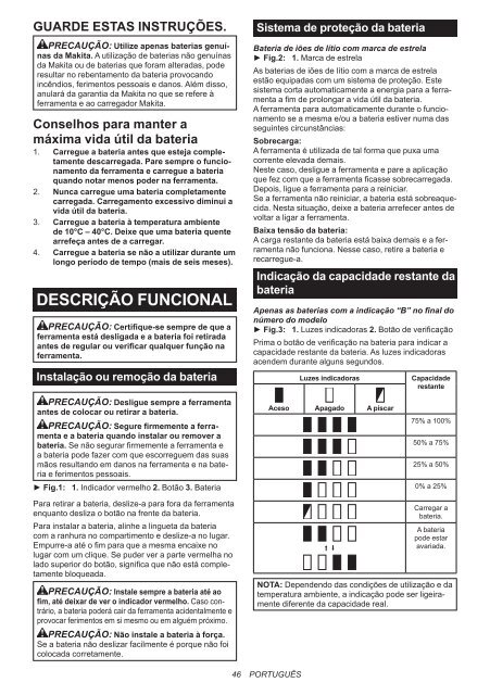 Makita Perceuse visseuse 18 V Li-Ion &Oslash; 13 mm (Machine seule) - DDF482Z - Notice