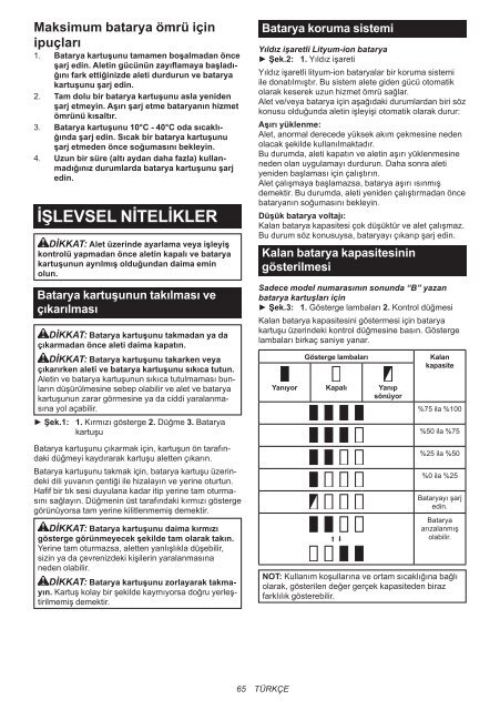 Makita Perceuse visseuse 18 V Li-Ion &Oslash; 13 mm (Machine seule) - DDF482Z - Notice