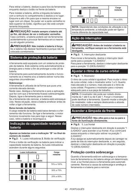 Makita D&eacute;coupeur-ponceur multifonctions 10,8 V Li-ion 2 Ah ( kit d'accessoires) - TM30DSAEX1 - Notice