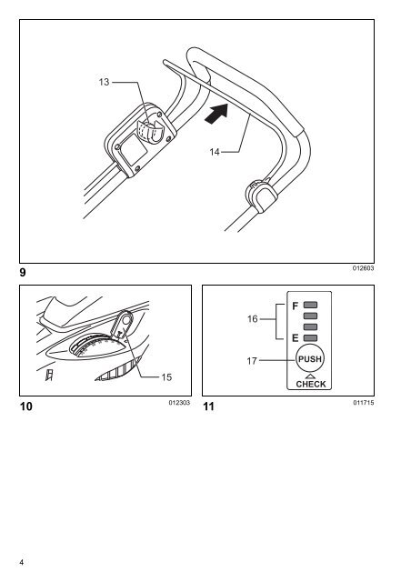 Makita Tondeuse 36 V Li-Ion 2,2 Ah 43 cm - LM430DWBE - Notice