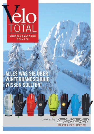 Der VeloTOTAL - Winterhandschuh-Berater für den Radfahrer