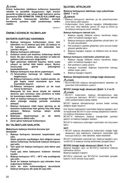 Makita Tondeuse 36 V Li-Ion 2,2 Ah 43 cm - LM430DWBE - Notice