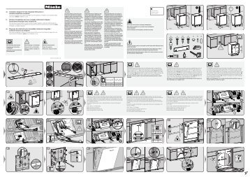 Miele G 4970 SCVi - Plan de montage