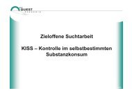 Kontrolle im selbstbestimmten Substanzkonsum - Kontrollierter ...