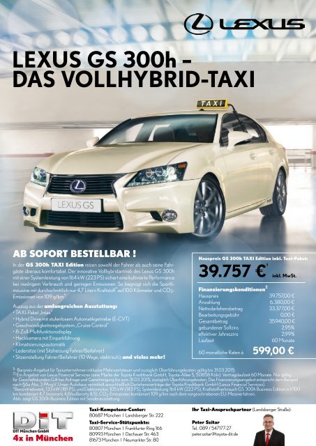 Taxi Times München - Juni 2015