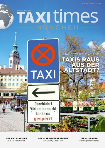 Taxi Times München - August 2015