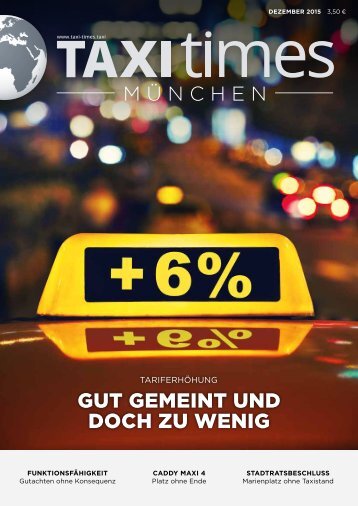 Taxi Times München - Dezember 2015