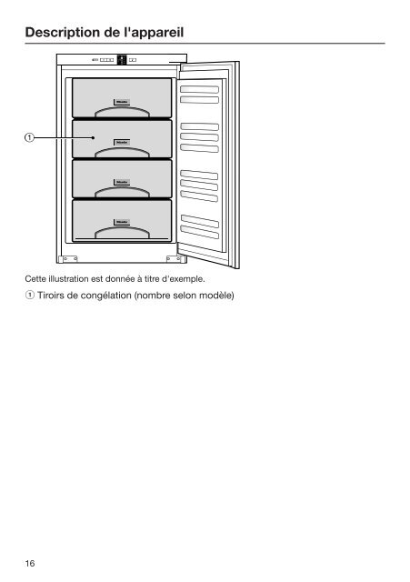 Miele FN 26062 ws - Mode d'emploi et instructions de montage