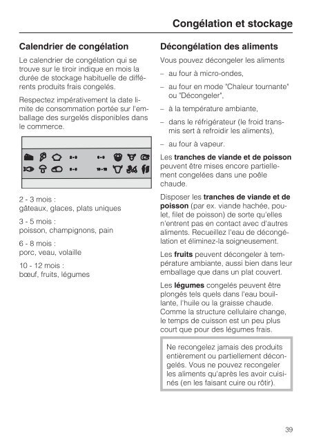 Miele KFN 11923 SD-2 - Mode d'emploi et instructions de montage