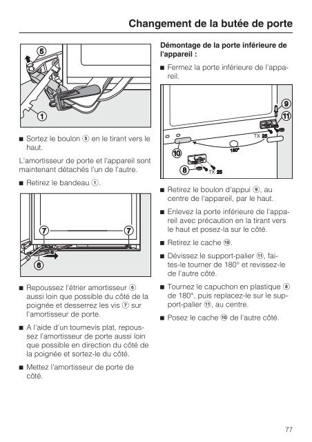 Miele KFN 11923 SD-2 - Mode d'emploi et instructions de montage