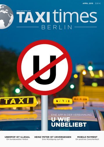 Taxi Times Berlin - April 2015