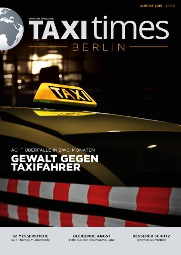 Taxi Times Berlin - August 2015