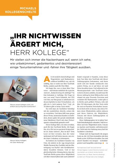 Taxi Times Berlin - Oktober 2015