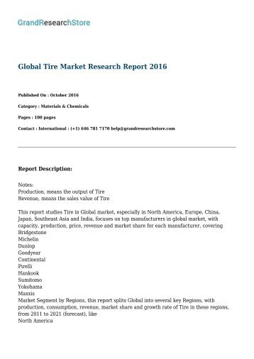 global-tire-market-research-report-2016-grandresearchstore