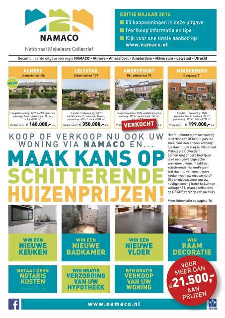 NAMACO Midden-Nederland Woonmagazine, uitgave najaar 2016