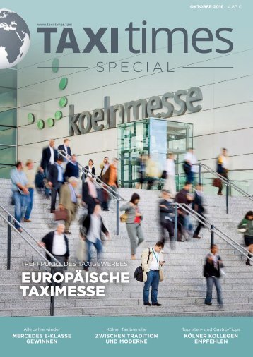 Taxi Times Special 2016 - Europäische Taximesse