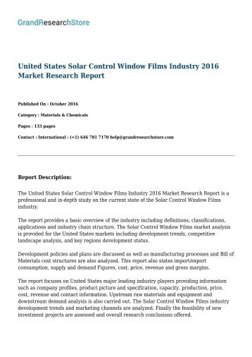 united-states-solar-control-window-films-industry-2016-market-research-report-grandresearchstore