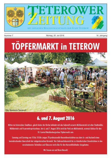 Teterower Zeitung 07.2016