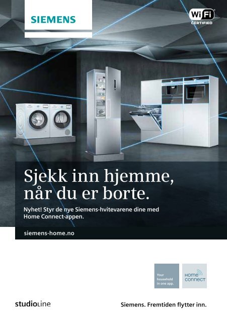 Siemens studioLine - Home Connect