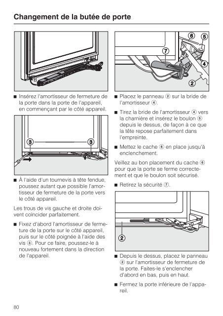 Miele KFN 11923 SD-2 - Mode d'emploi et instructions de montage