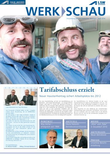 _LSW Mitarbeiterzeitung_Layout 1 - LSW Lech Stahlwerke GmbH