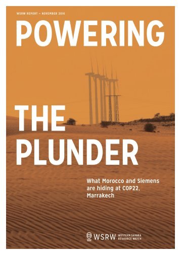 POWERING THE PLUNDER