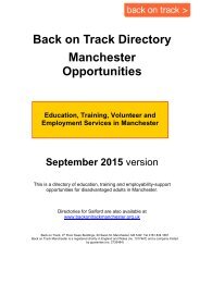 MANCHESTER DIRECTORY FINAL draft sept 2015