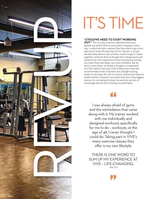 Vive Health & Fitness | November Issue 2016