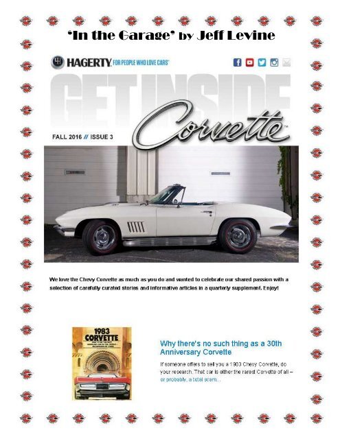 Central Valley Corvettes Magazine - November 2016