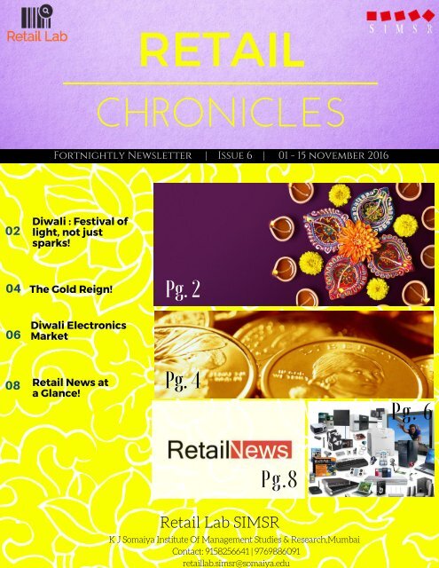 Retail Chronicle Issue 6 (1 - 15 November)