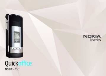 Nokia N76 - Nokia N76 Guide dutilisation