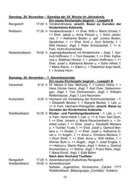 Nummer: 47 – 50/2008 Jahrgang 51 Datum: 15.11. – 14.12.2008