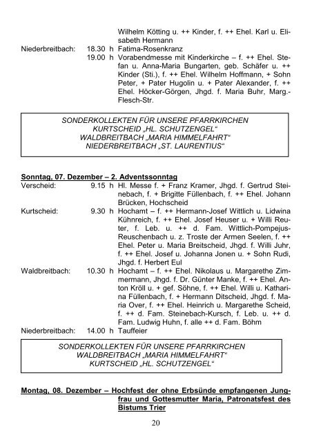 Nummer: 47 – 50/2008 Jahrgang 51 Datum: 15.11. – 14.12.2008