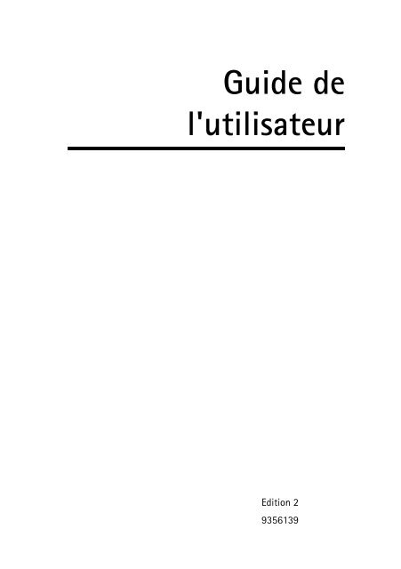 Nokia Appareil photo d'observation PT-2 - Appareil photo d&amp;apos;observation Nokia PT-2 Guide dutilisation