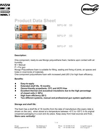 Produktdatenblatt MPU-2K