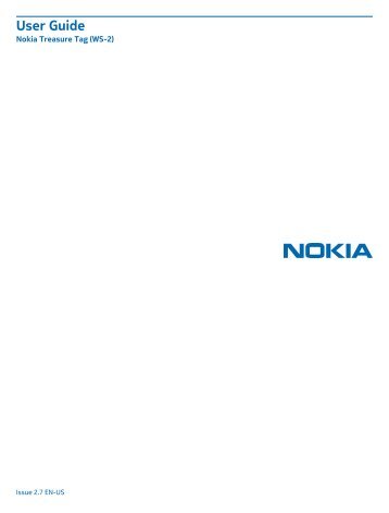 Nokia WS-2 - WS-2 mode d'emploi