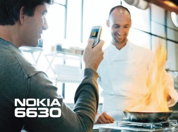 Nokia 6630 - Nokia 6630 mode d'emploi
