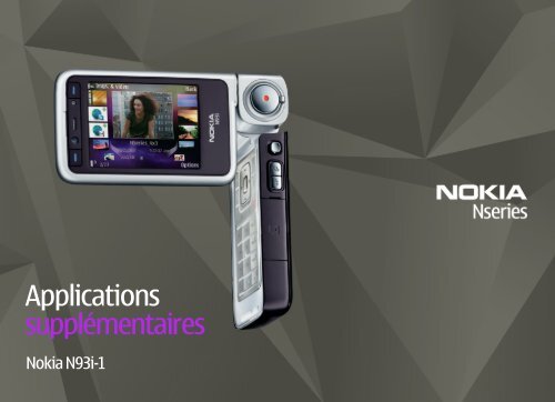 Nokia N93i - Nokia N93i Guide dutilisation