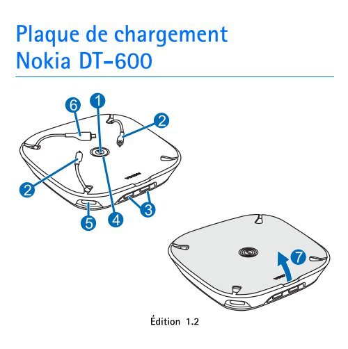 Nokia Plaque de chargement DT-600 - Plaque de chargement Nokia DT-600 Guide dutilisation