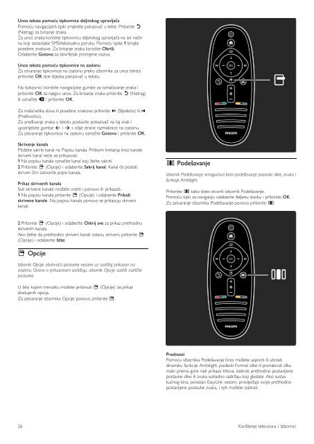 Philips T&eacute;l&eacute;viseur LED - Mode d&rsquo;emploi - HRV