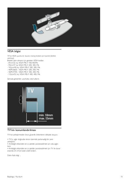 Philips T&eacute;l&eacute;viseur LED - Mode d&rsquo;emploi - TUR