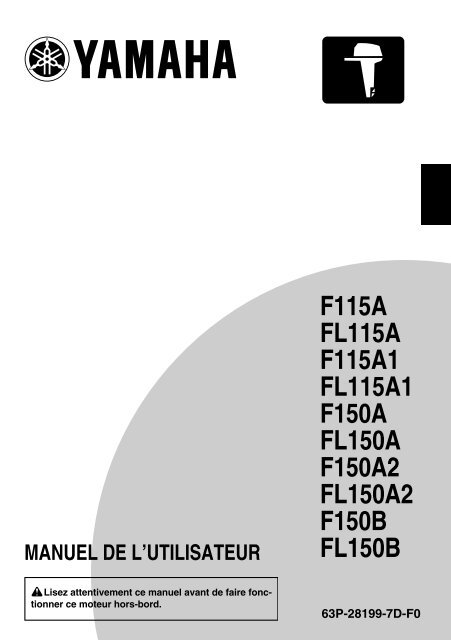 Yamaha F150A - 2013 - Manuale d'Istruzioni Fran&ccedil;ais