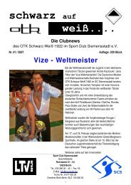 Vize - Weltmeister - Otk-Schwarz-Weiss Tanzsport in Berlin