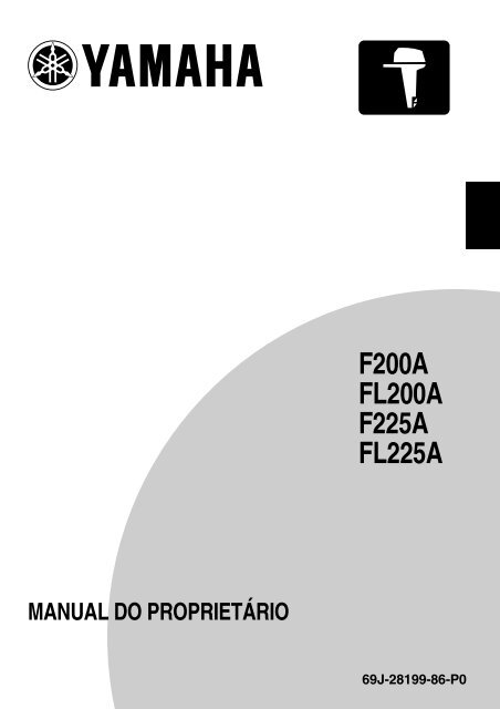 Yamaha F225A - 2006 - Manuale d'Istruzioni Portugu&ecirc;s